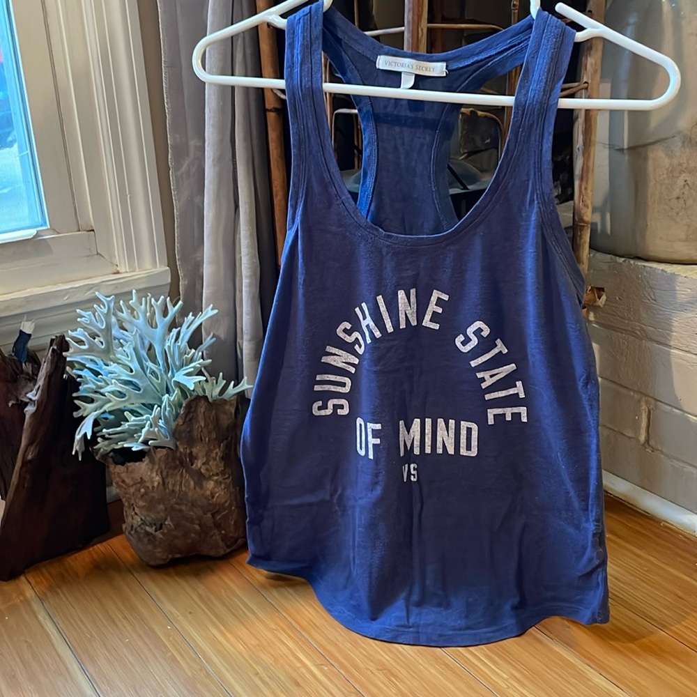 Victoria secret xs navy tank sunshine state of mind